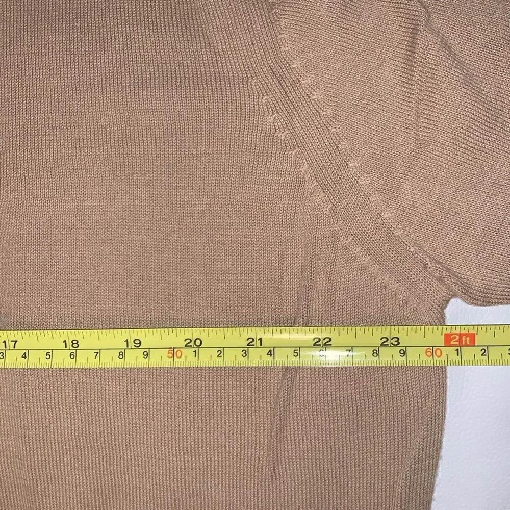 NWT Jos.A.Bank V-Neck Primary Cotton Tan Sweater Men’s Pullover Size XL